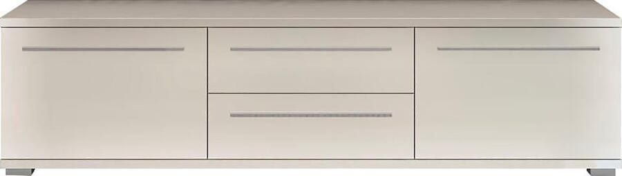 Places of Style Tv-meubel Piano TV-kast in breedte 165 of 180 cm met soft-close functie Hoogglans UV-gelakt Br 180 cm met verschillende deur- en ladeafmetingen