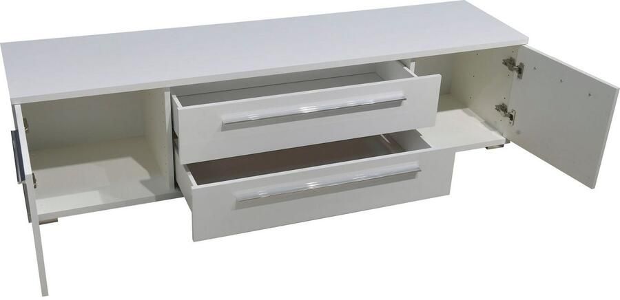Places of Style Tv-meubel Piano TV-kast in breedte 165 of 180 cm met soft-close functie Hoogglans UV-gelakt Br 180 cm met verschillende deur- en ladeafmetingen - Foto 9