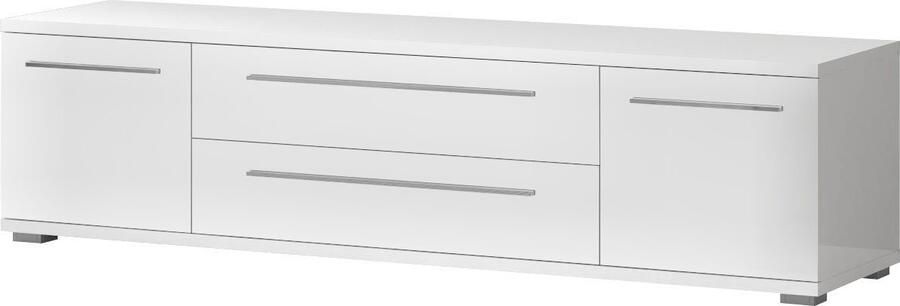 Places of Style Tv-meubel Piano TV-kast in breedte 165 of 180 cm met soft-close functie Hoogglans UV-gelakt Br 180 cm met verschillende deur- en ladeafmetingen - Foto 10