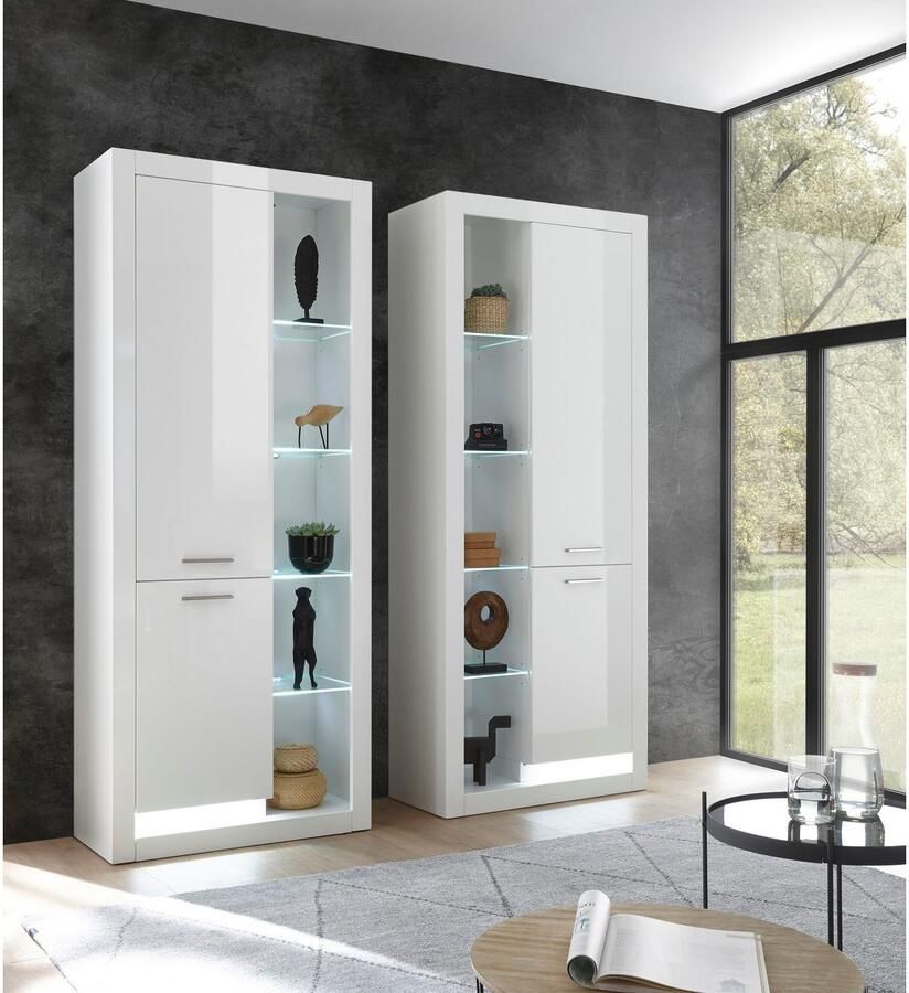 Places of Style Vitrinekast MERAN Hoogte ca. 196 cm - Foto 2