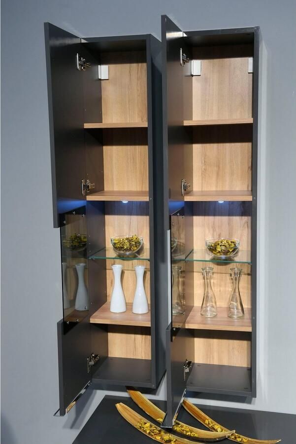 Places of Style Vitrinekast Onyx hoogwaardig uv-gecoat met soft-close functie hoogte 140 cm - Foto 2