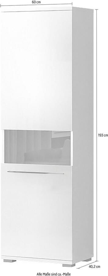 Places of Style Vitrinekast Piano UV-gecoat soft close-functie - Foto 2