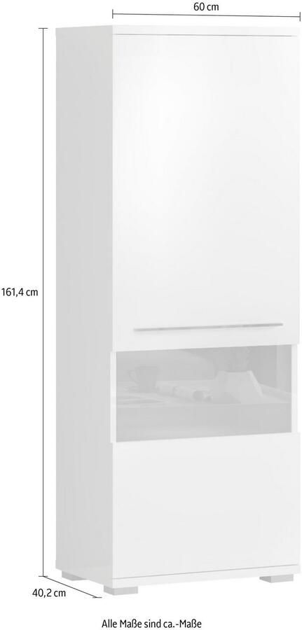 Places of Style Vitrinekast Piano UV-gecoat soft close-functie - Foto 8