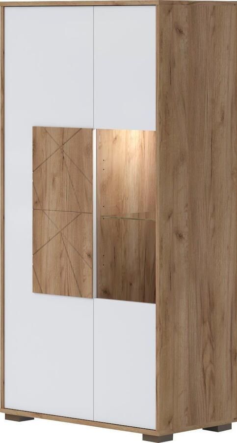 Places of Style Vitrinekast Stela met push-to-open en soft-closefunctie - Foto 5