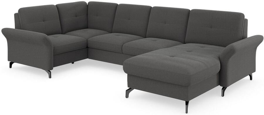 Places of Style Zithoek Calando U-vorm naar keuze met slaapfunctie bedkist en armleuning - Foto 6