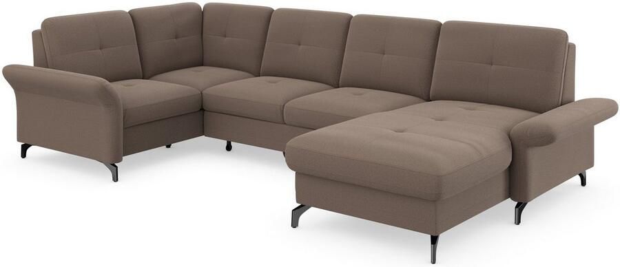 Places of Style Zithoek Calando U-vorm naar keuze met slaapfunctie bedkist en armleuning - Foto 8