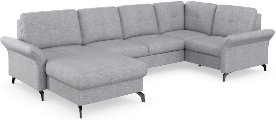 Places of Style Zithoek Calando U-vorm naar keuze met slaapfunctie bedkist en armleuning - Foto 6