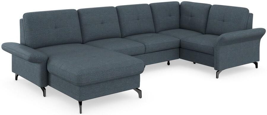 Places of Style Zithoek Calando U-vorm naar keuze met slaapfunctie bedkist en armleuning - Foto 10