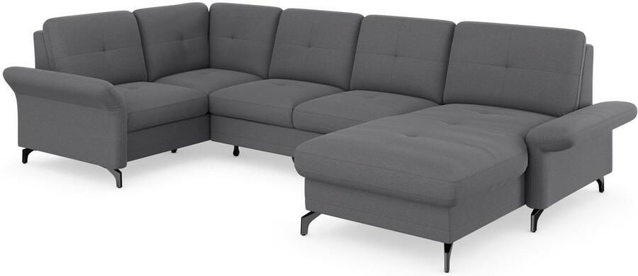 Places of Style Zithoek Calando U-vorm naar keuze met slaapfunctie bedkist en armleuning - Foto 8