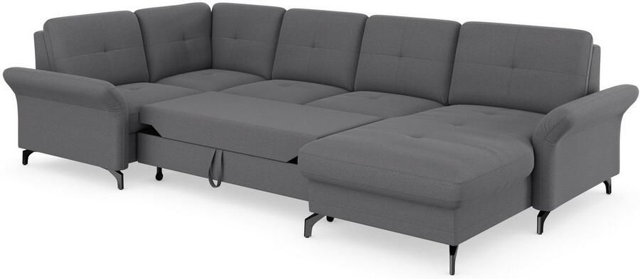 Places of Style Zithoek Calando U-vorm naar keuze met slaapfunctie bedkist en armleuning - Foto 7