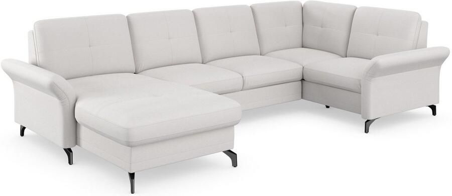 Places of Style Zithoek Calando U-vorm naar keuze met slaapfunctie bedkist en armleuning - Foto 6