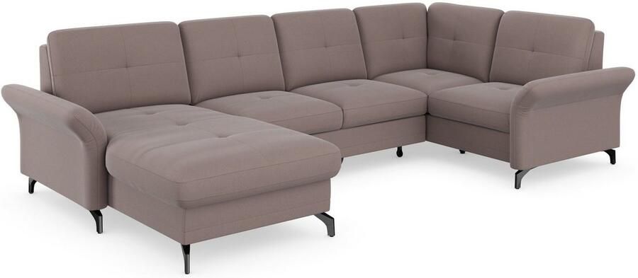 Places of Style Zithoek Calando U-vorm naar keuze met slaapfunctie bedkist en armleuning - Foto 10