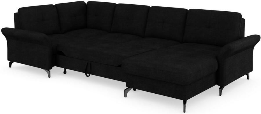 Places of Style Zithoek Calando U-vorm naar keuze met slaapfunctie bedkist en armleuning - Foto 9