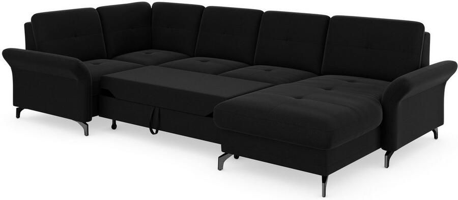 Places of Style Zithoek Calando U-vorm naar keuze met slaapfunctie bedkist en armleuning - Foto 8