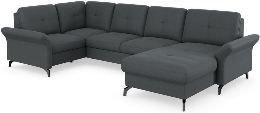 Places of Style Zithoek Calando U-vorm naar keuze met slaapfunctie bedkist en armleuning - Foto 6