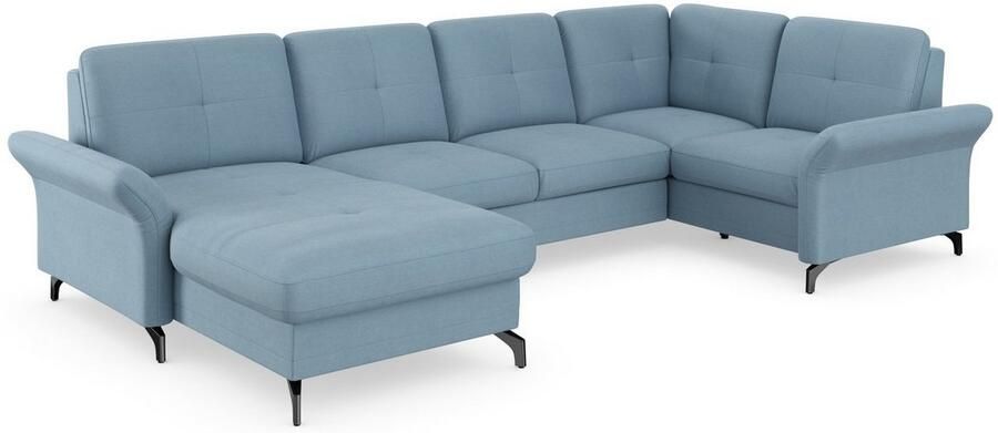 Places of Style Zithoek Calando U-vorm naar keuze met slaapfunctie bedkist en armleuning - Foto 6