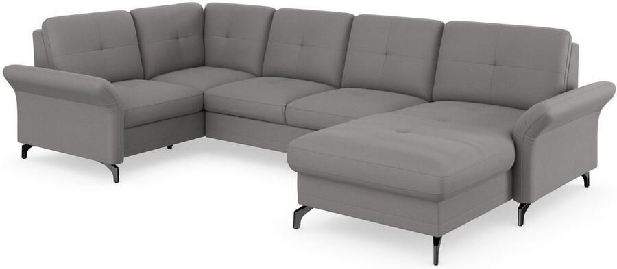 Places of Style Zithoek Calando U-vorm naar keuze met slaapfunctie bedkist en armleuning - Foto 6