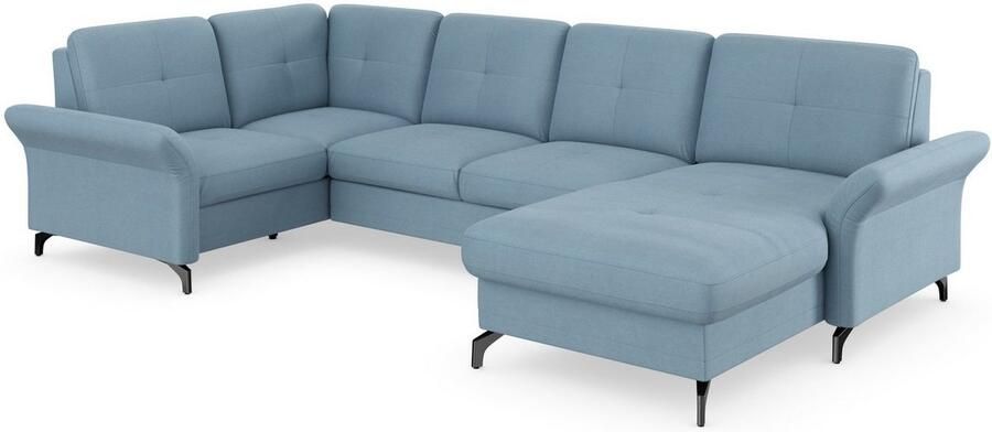 Places of Style Zithoek Calando U-vorm naar keuze met slaapfunctie bedkist en armleuning - Foto 6