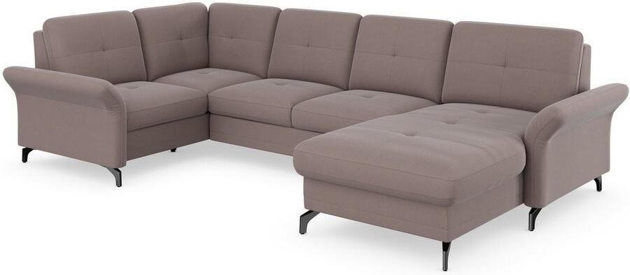 Places of Style Zithoek Calando U-vorm naar keuze met slaapfunctie bedkist en armleuning - Foto 6