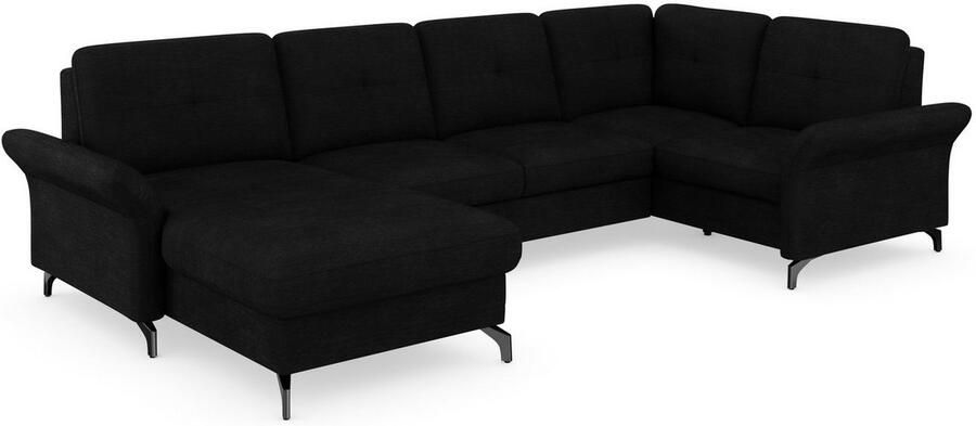 Places of Style Zithoek Calando U-vorm naar keuze met slaapfunctie bedkist en armleuning - Foto 6