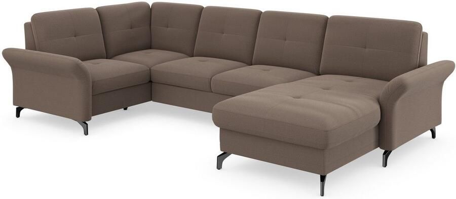 Places of Style Zithoek Calando U-vorm naar keuze met slaapfunctie bedkist en armleuning - Foto 6