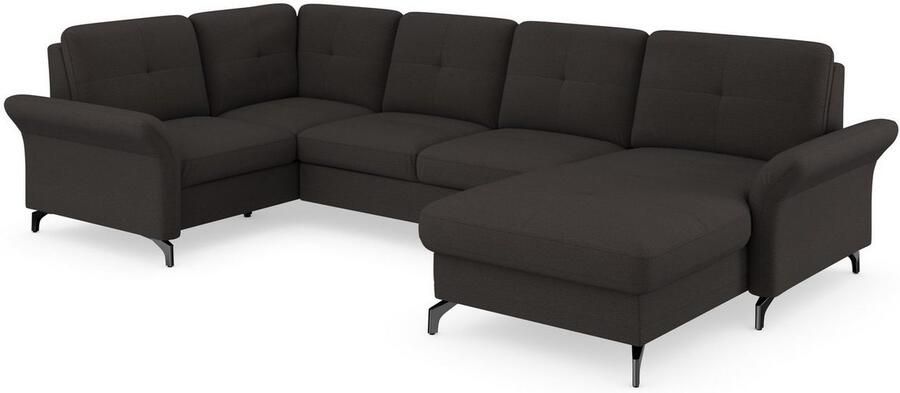 Places of Style Zithoek Calando U-vorm naar keuze met slaapfunctie bedkist en armleuning - Foto 6