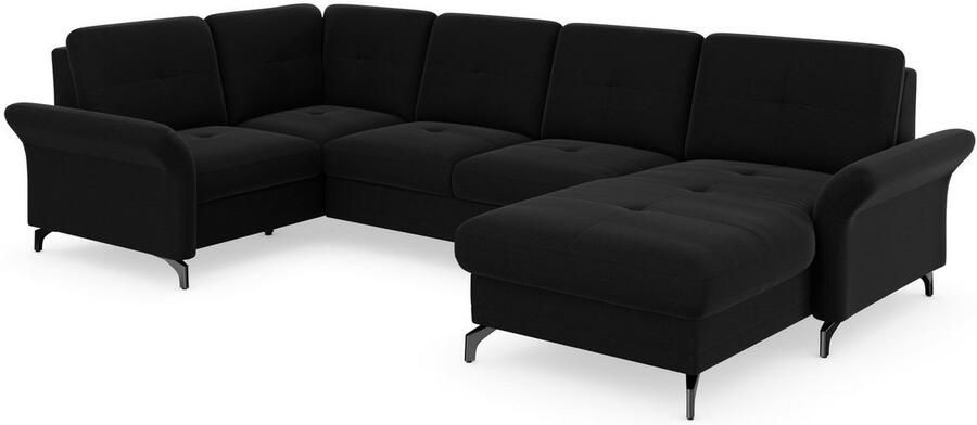 Places of Style Zithoek Calando U-vorm naar keuze met slaapfunctie bedkist en armleuning - Foto 6