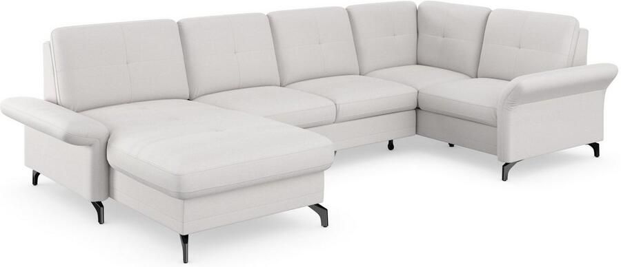 Places of Style Zithoek Calando U-vorm naar keuze met slaapfunctie bedkist en armleuning - Foto 11