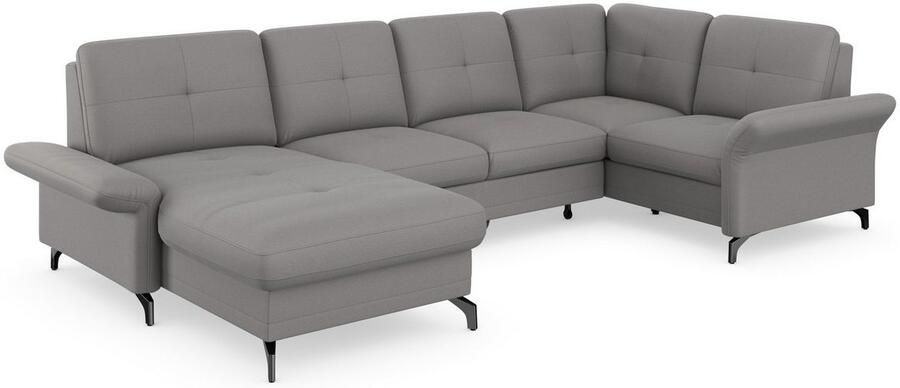 Places of Style Zithoek Calando U-vorm naar keuze met slaapfunctie bedkist en armleuning - Foto 10