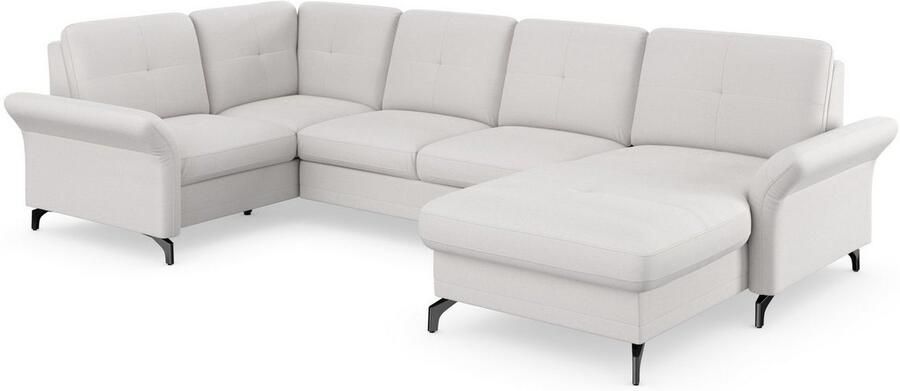 Places of Style Zithoek Calando U-vorm naar keuze met slaapfunctie bedkist en armleuning - Foto 6