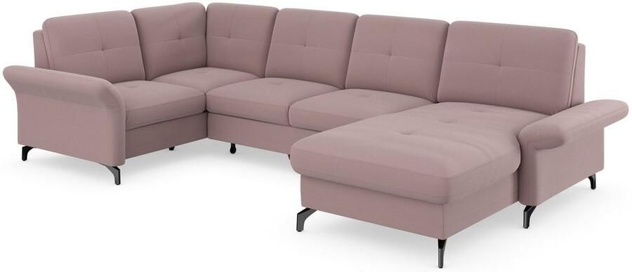 Places of Style Zithoek Calando U-vorm naar keuze met slaapfunctie bedkist en armleuning - Foto 8