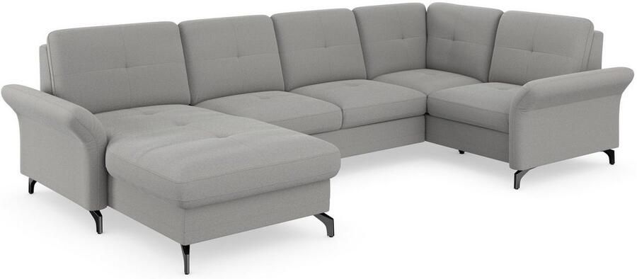 Places of Style Zithoek Calando U-vorm naar keuze met slaapfunctie bedkist en armleuning - Foto 6