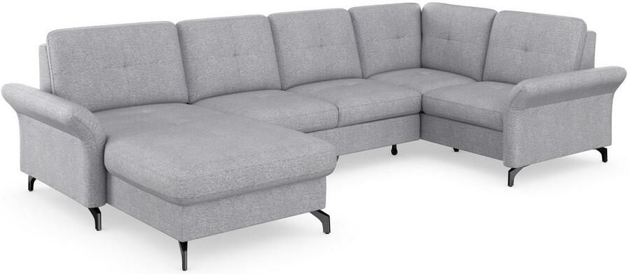 Places of Style Zithoek Calando U-vorm naar keuze met slaapfunctie bedkist en armleuning - Foto 9