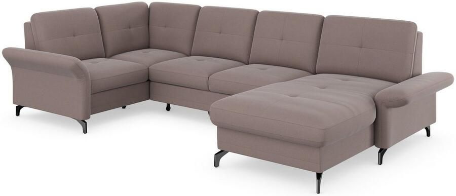 Places of Style Zithoek Calando U-vorm naar keuze met slaapfunctie bedkist en armleuning - Foto 9