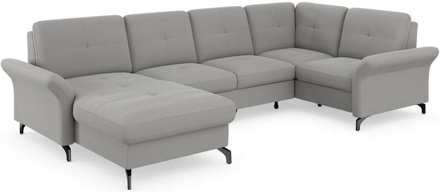 Places of Style Zithoek Calando U-vorm naar keuze met slaapfunctie bedkist en armleuning - Foto 9