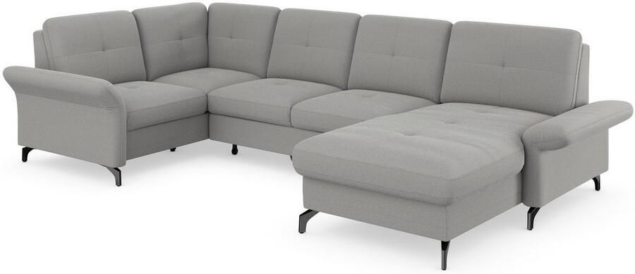 Places of Style Zithoek Calando U-vorm naar keuze met slaapfunctie bedkist en armleuning - Foto 7