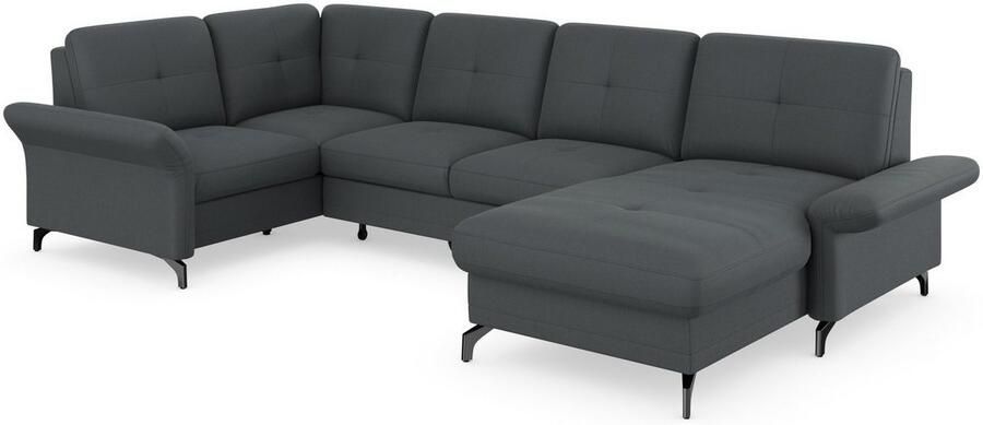 Places of Style Zithoek Calando U-vorm naar keuze met slaapfunctie bedkist en armleuning - Foto 8