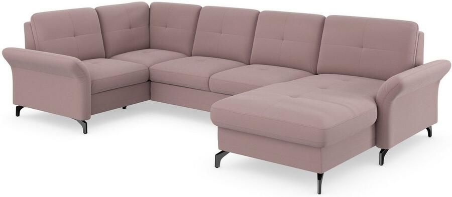 Places of Style Zithoek Calando U-vorm naar keuze met slaapfunctie bedkist en armleuning - Foto 6