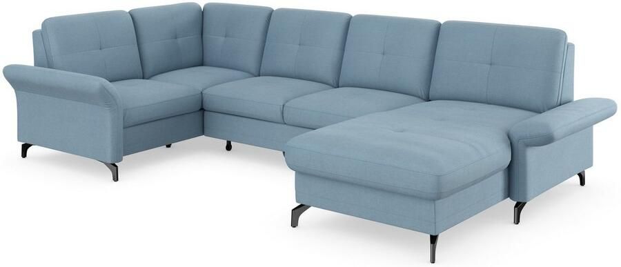 Places of Style Zithoek Calando U-vorm naar keuze met slaapfunctie bedkist en armleuning - Foto 8