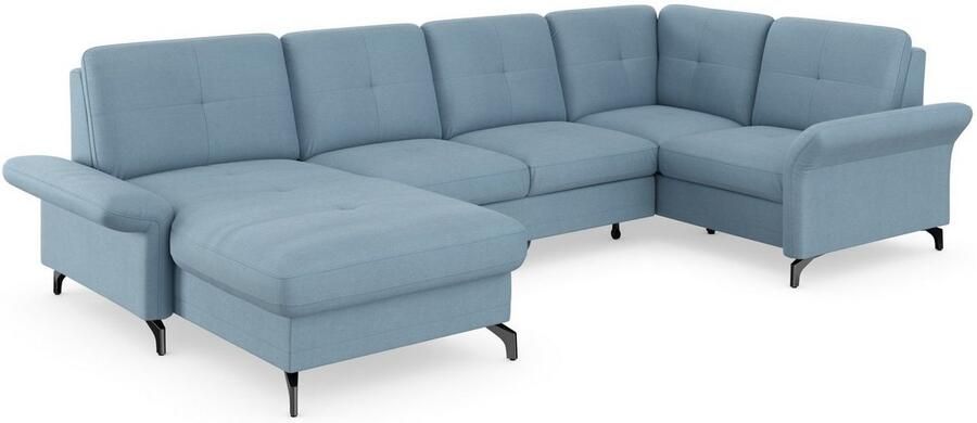 Places of Style Zithoek Calando U-vorm naar keuze met slaapfunctie bedkist en armleuning - Foto 9