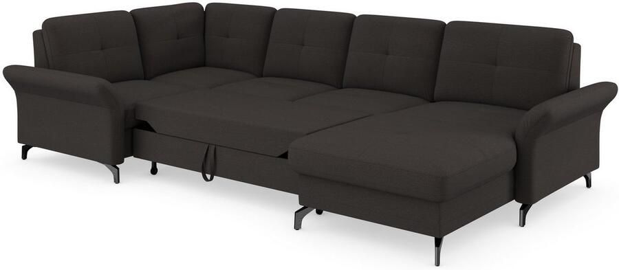 Places of Style Zithoek Calando U-vorm naar keuze met slaapfunctie bedkist en armleuning - Foto 8