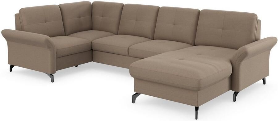 Places of Style Zithoek Calando U-vorm naar keuze met slaapfunctie bedkist en armleuning - Foto 6