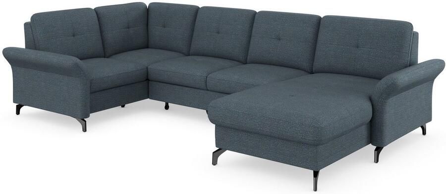 Places of Style Zithoek Calando U-vorm naar keuze met slaapfunctie bedkist en armleuning - Foto 7