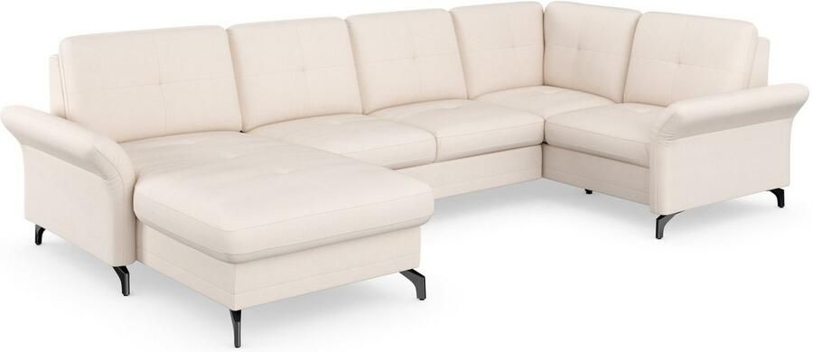 Places of Style Zithoek Calando U-vorm naar keuze met slaapfunctie bedkist en armleuning - Foto 6