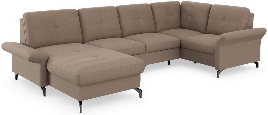 Places of Style Zithoek Calando U-vorm naar keuze met slaapfunctie bedkist en armleuning - Foto 10