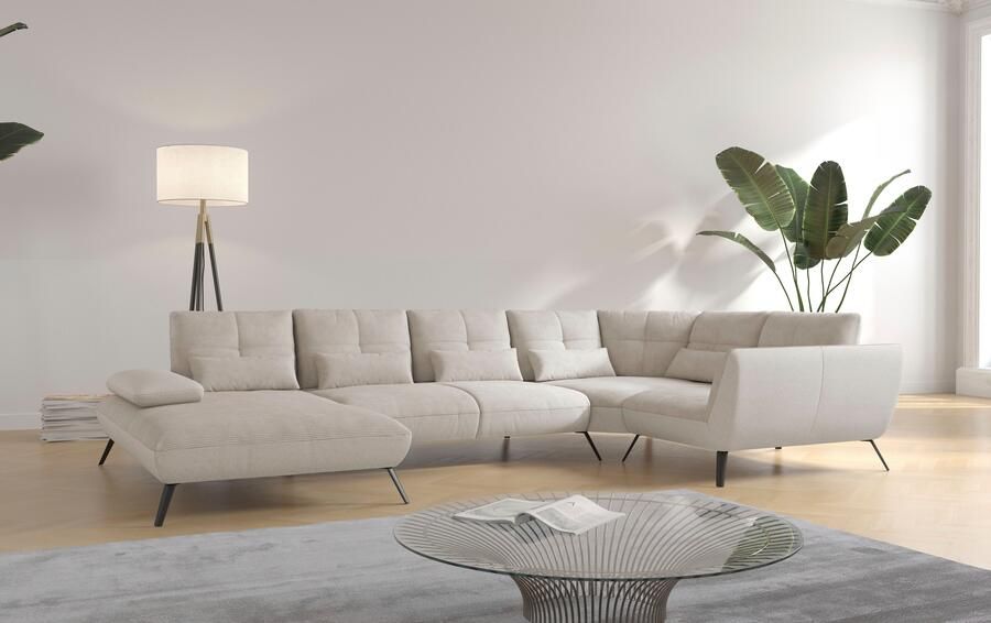 Places of Style Zithoek Mikado U-vorm incl. zitdiepteverstelling en armleuningverstelling - Foto 5