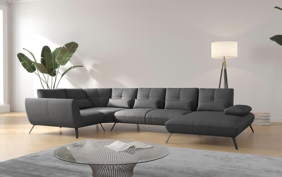 Places of Style Zithoek Mikado U-vorm incl. zitdiepteverstelling en armleuningverstelling - Foto 5