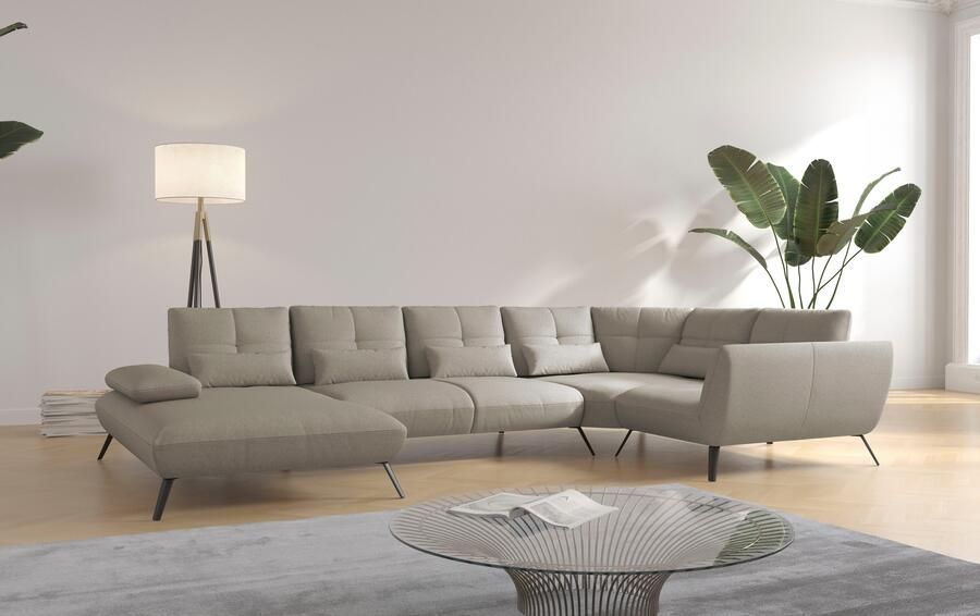 Places of Style Zithoek Mikado U-vorm incl. zitdiepteverstelling en armleuningverstelling - Foto 5