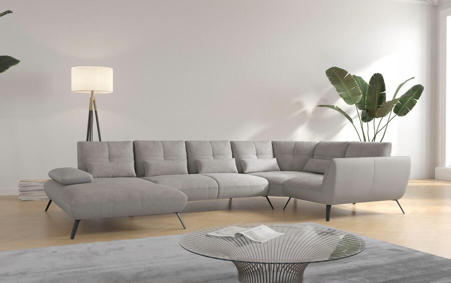 Places of Style Zithoek Mikado U-vorm incl. zitdiepteverstelling en armleuningverstelling - Foto 5