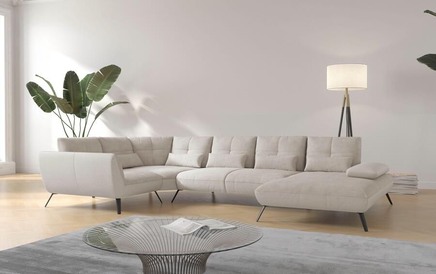 Places of Style Zithoek Mikado U-vorm incl. zitdiepteverstelling en armleuningverstelling - Foto 5